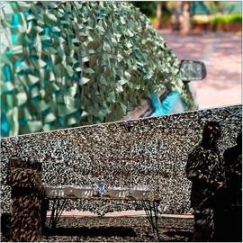 Fousam Camo Netting, Camouflage Net for Hunting, Shooting, Military Theme Party Decoration, Sunshade, Car Cover, Army Surplus, Ground Blind