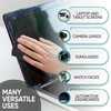 Microfiber Cleaning Cloth 12-Pack Individualy Packed (6"x 7") Glasses Cleaning