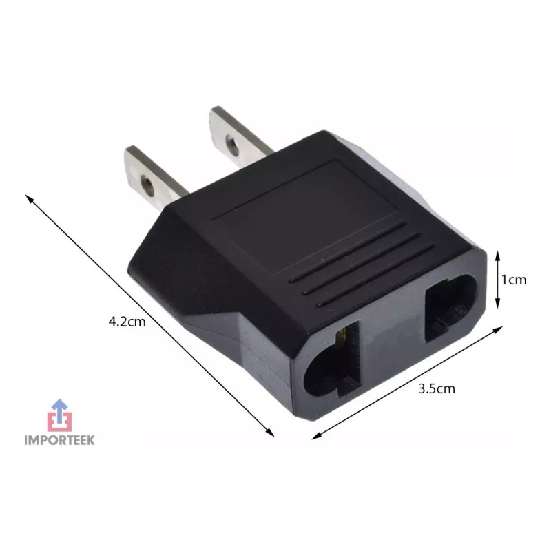 Importeek 20pz Clavija Adaptador Corriente Europa American Us Eu Viaje
