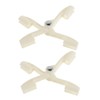 CORHAD 2pcs Bed Canopy Fix Clips Easy to Use Plastic