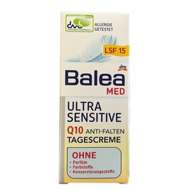 Balea Med Ultra Sensitive Q10 Anti-Wrinkle Day Cream SPF 15 50 ml