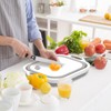 Collapsible Cutting Board,HI NINGER Camping cutting board with knife,Multifunctional Kitchen