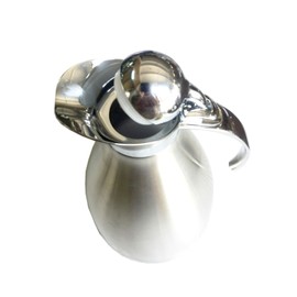 FixtureDisplays 5 Cup 1.2 L Stainless Steel Water Pitcher Tea Coffee Pitcher Carafe Decanter