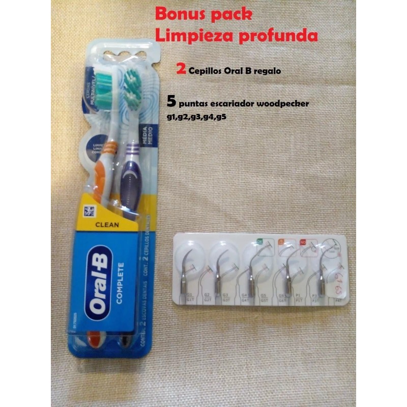 bonus pack Cepillo Dientes + 5 Puntas Escariador Dental G1g5