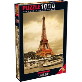 Anatolian Puzzle - Eiffel Tower, 1000 Piece Jigsaw Puzzle, #3193