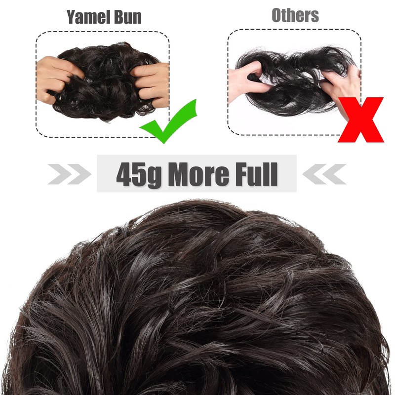 Yamel Messy Bun Hair Pieces for Women Hair Bun Extension