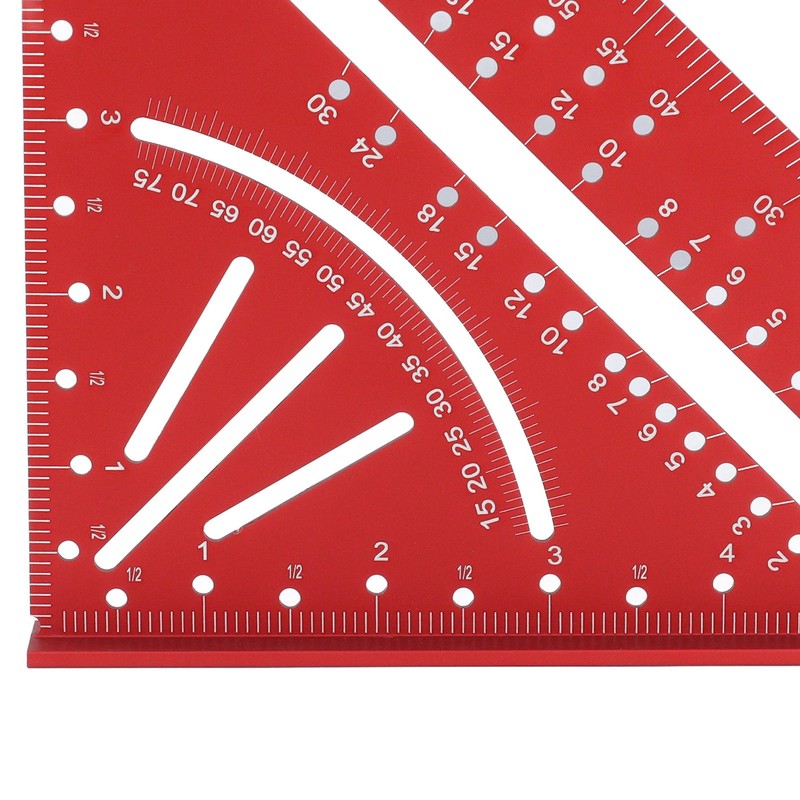 7 Inch 90 Degree Rafter Square Protractor Aluminum Alloy Woodworking
