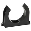 SOMA Plastic Pipe Clip Black 50mm Pack of 9 Clamp