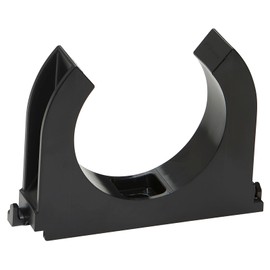 SOMA Plastic Pipe Clip Black 50mm Pack of 9 Clamp Pipe Clamp