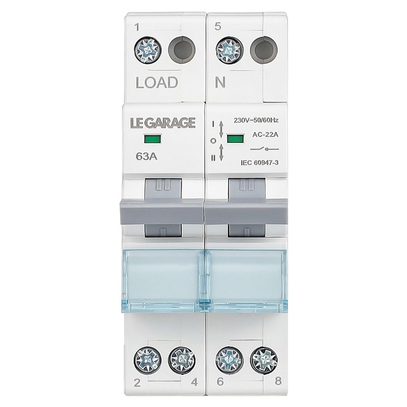 Manual Transfer Switch 63A 2P + 2P MTS AC Automatic