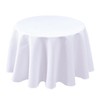Biscaynebay Textured Fabric Round Tablecloths 60 Inches for Tables diameters