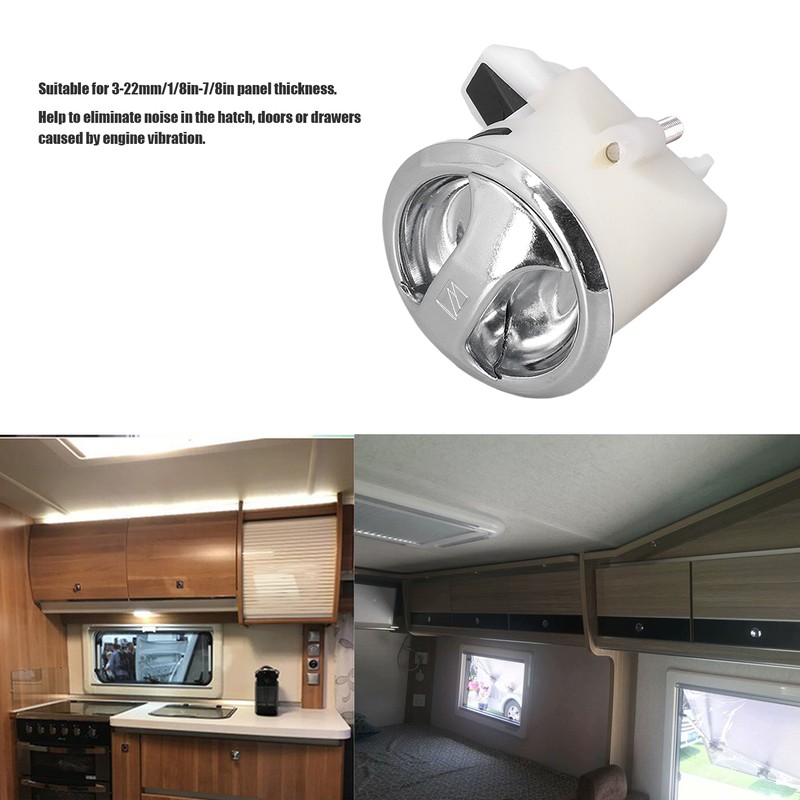 RV Cabinet Lock Round Rotate to Close Weatherproof for 3‑22mm