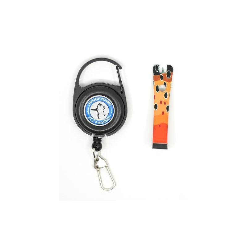 Kingfisher Fly Fishing Zinger with Standard Nipper (Brown Trout)