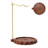 CAMPGEEKS Lantern Stand, Tabletop, Brass Hook, Lantern Hanger Base, Removable