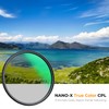 K&F Concept Nano X-Series True Colour Polarising Filter 55 mm