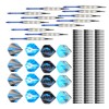 QANYEGN Soft Tip Darts Set, Aluminum Alloy Metal Body Darts