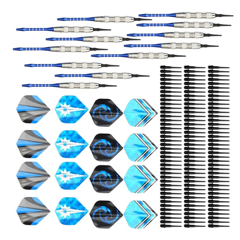 QANYEGN Soft Tip Darts Set, Aluminum Alloy Metal Body Darts