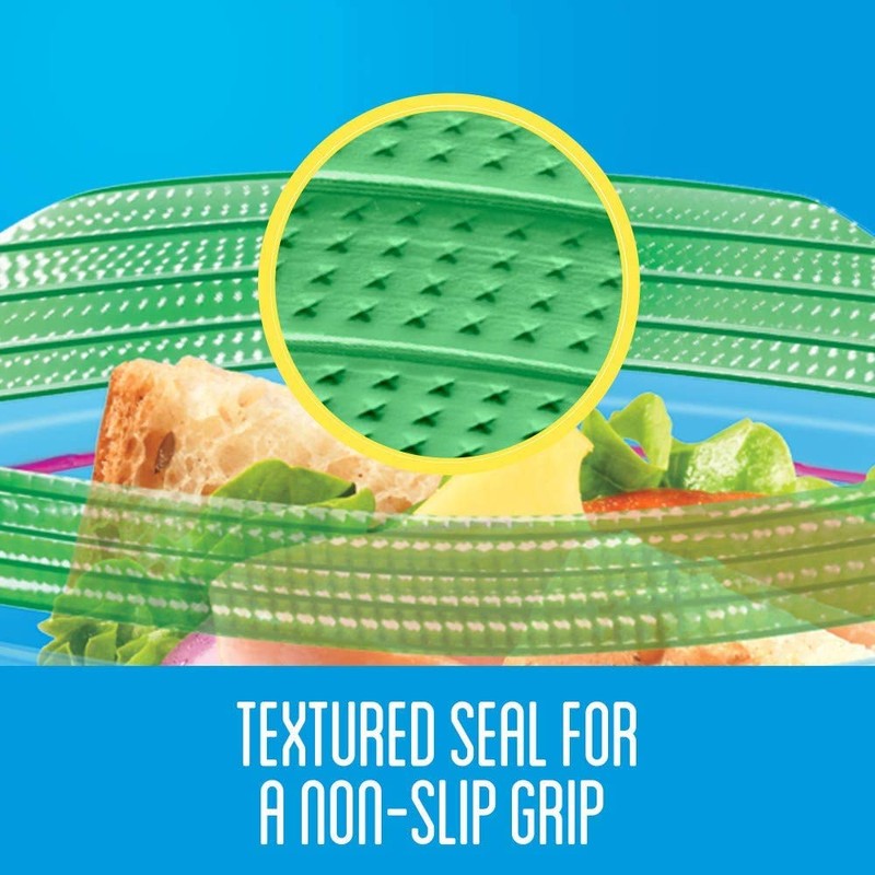 Ziploc Snack and Sandwich Bags for On-The-Go Freshness, Grip 'n