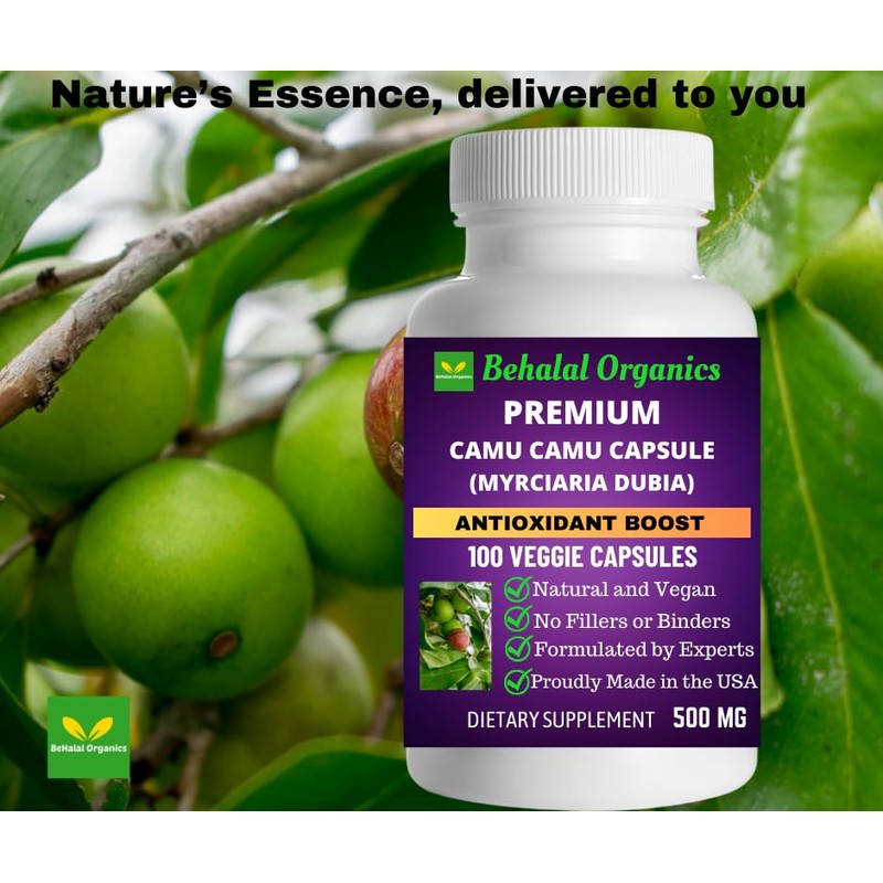 Behalal Organics Behalal Organics Camu Camu Quick Release Capsules