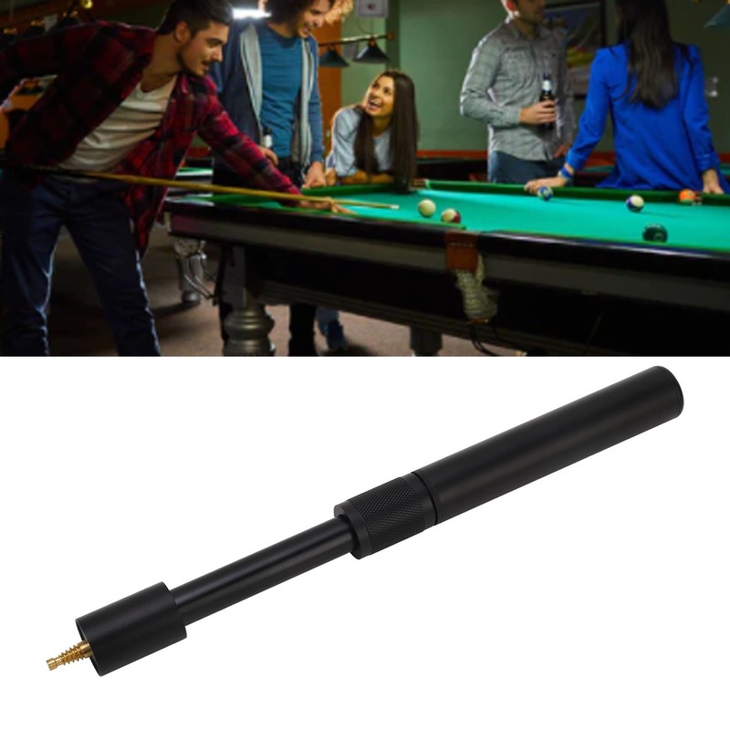 Billiards Pool Cue Extension Aluminum Alloy 9inch Pool Cue Extension