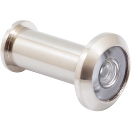 Stone Harbor Hardware Door Viewer, 180 Degrees, 9/16" Bore Hole, Adjusts from 1-3/8" to 2-1/8", Satin Nickel
