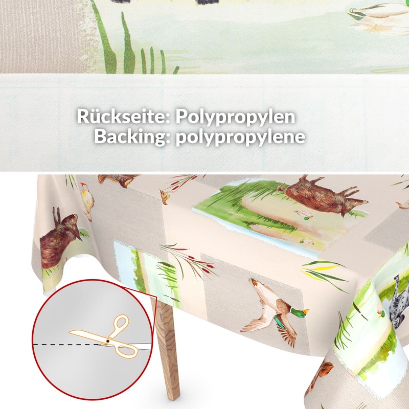 Oilcloth Tablecloth Washable Garden Tablecloth Oilcloth Square Round Oval 100