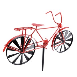 Garden Spinner Stake Decoration, Wind Spinners Outdoor Windmill Decor Outdoor Yard Decor, Wind Sculptures Spinners Motorcycle Bike Metal Windmill Garden Stake Decoration for Lawn