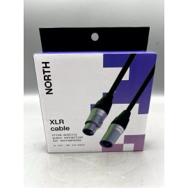 The Perfect Part North XLR Microphone MIC 3-Pin Male To Female Cable Cord Connector NEW