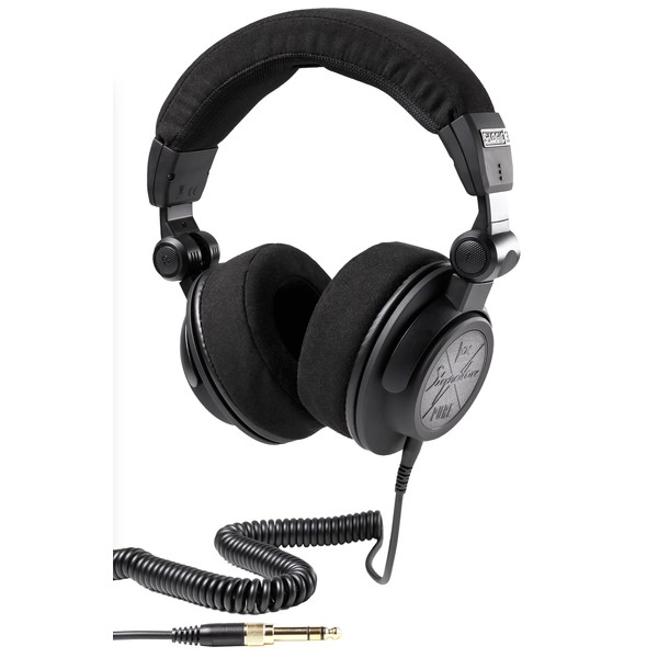 ULTRASONE Signature PURE (Sealed Dynamic Type, Monitor Headphones with 50mm Mirror Driver) S-Logic 3 & LE Technology, 6.6 ft (2 m) Detachable Curl Cable, Carrying Bag Included, Listening, Monitoring, DJ, DTM, Gaming