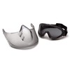 Pyramex Capstone Shield Safety Goggles Face Shield With Gray Anti-fog