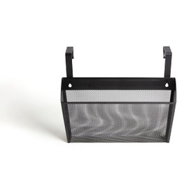 TRU RED Mesh Letter Wall File, 1-Pocket, Black – Wall-Mounted File Organizer for Mail, Documents & Quick-Access Storage