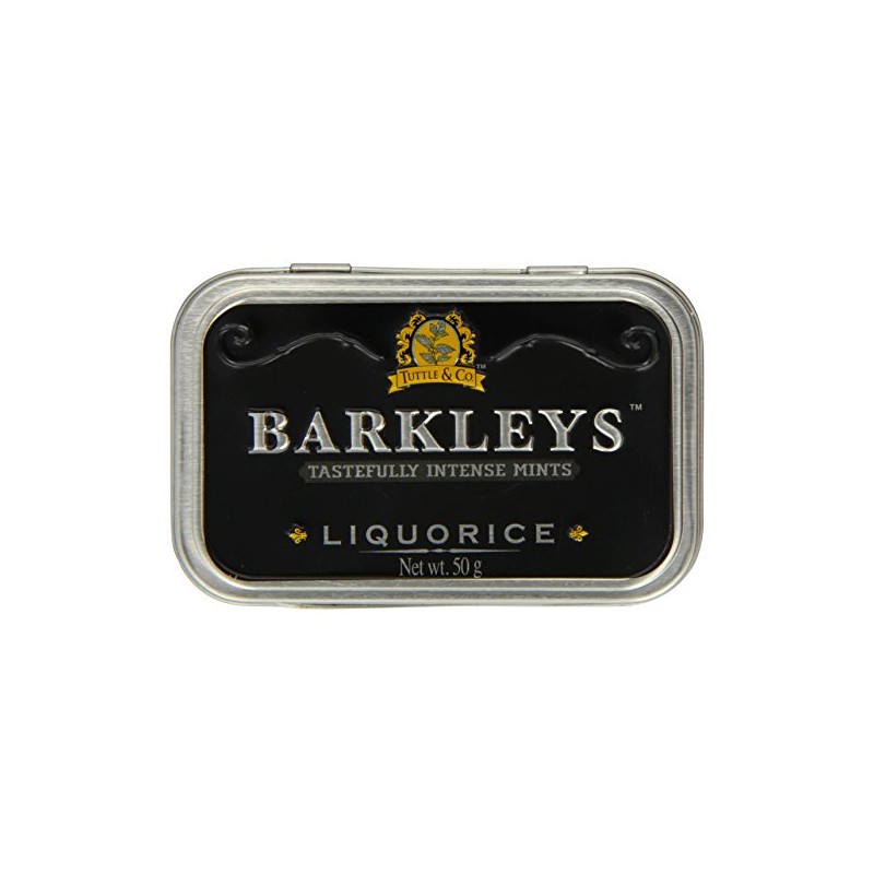 Barkleys Liquorice Mints Tin 50 g (Pack of 3)
