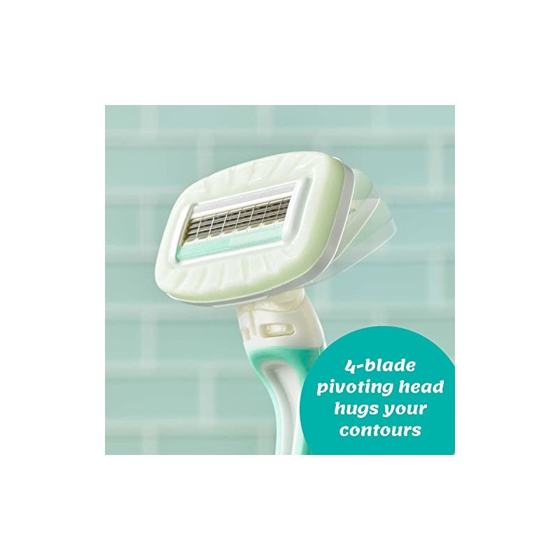Schick Intuition Afeitadoras Desechables para Mujeres con Piel Sensible, 3