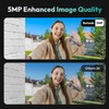 BOTSLAB 5MP Wireless Video Doorbell Camera,180° Head-to-Toe View, AI Motion