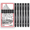 uni-ball PIN Fineliners | Black Fine Tipped Writing Pens |