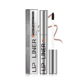 HANJILIAN Pipe-off lip liner stain,light brown/dark brown/burgundy long-lasting,line tattoo high-color Tint,Smudge-Proof,Waterproof,Nude Matte Tint,Non-Fading, Full Coverage(#3 Brown)