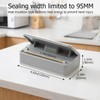 Mini Bag Sealer,6-Speed Adjustment and LED Display,Portable Mini Bag Sealer
