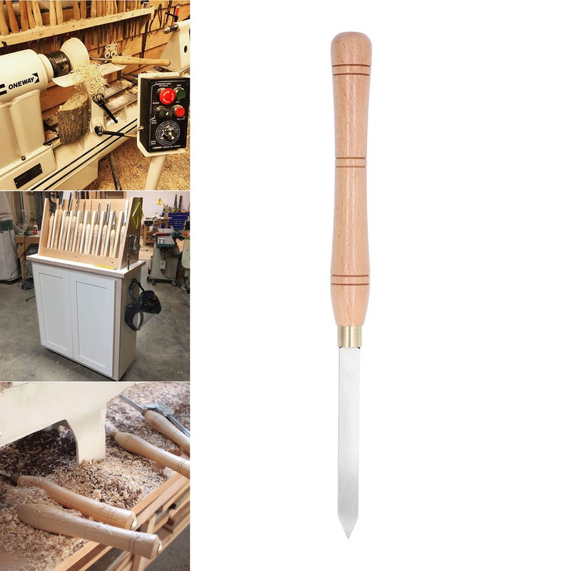 Wooden Handle Turning Tool High Speed Steel Triangular Lathe Turning