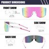 FEISEDY Cycling Glasses Sports Sunglasses for Men Women, Lightweight TR90