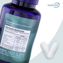 Glicinato De Magnesio Con Omega 3 120 Capsulas Natgel