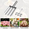 2024 Meat Baller Spoon with Cutting Spade,Triple Meatball Maker,DIY Meatball