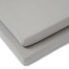 Clair de Lune 2 Pack Fitted Jersey Cotton Pram/Crib Sheets