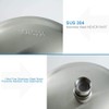 NearMoon Rain Shower Head, Ultra-Thin Design-Pressure Boosting, Awesome Some Experience,
