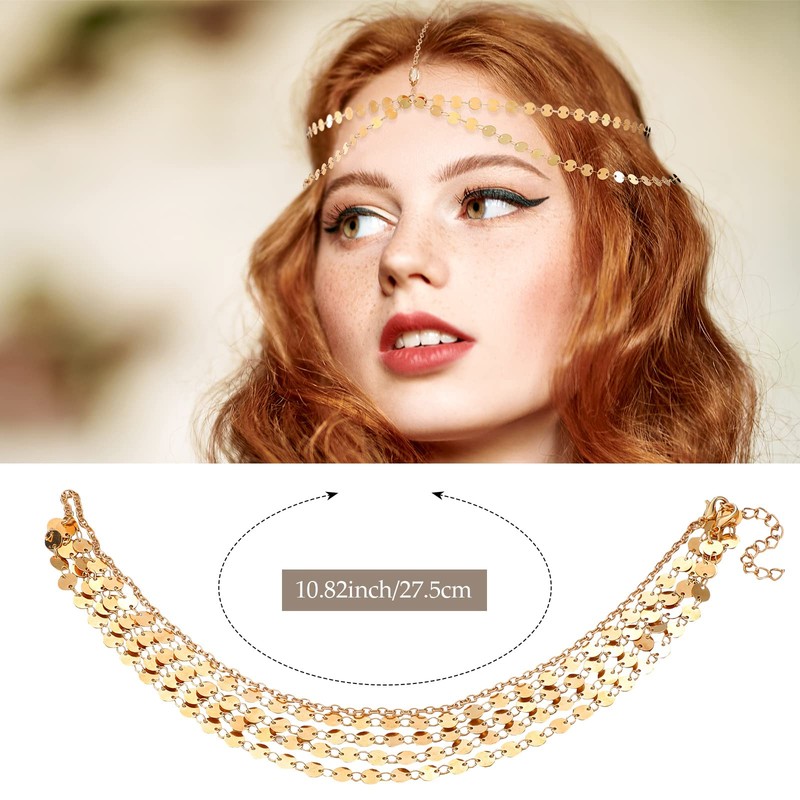 Sureio 4 Accesorios de Disfraz de Gitana de Danza de