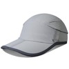 GADIEMKENSD Baseball Cap with Mesh Ventilation and Foldable Peak, Portable