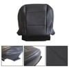Priprilod Black Perforated Leather with Black Stitching Driver Side Bottom