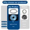 H2OPURE Dishwasher Installation Kit - 15 FT Stainless Steel Braided