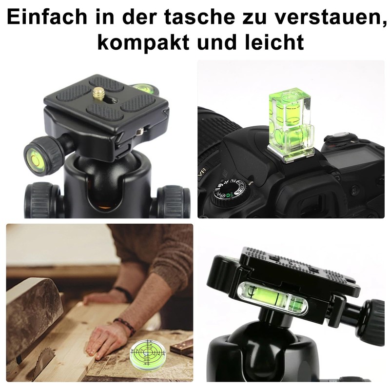 UOCAI Pack of 10 Small Dragonfly Spirit Level with 50