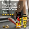 Sorbothane Double Strike Insoles, Men & Women - Shock Absorbing,