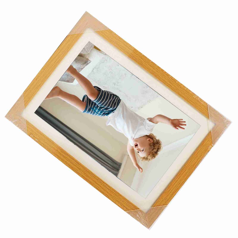 Wooden photo frame table oil painting storage box Kids Art